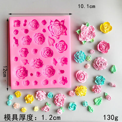 32 Cavity Roses Flower CFM319