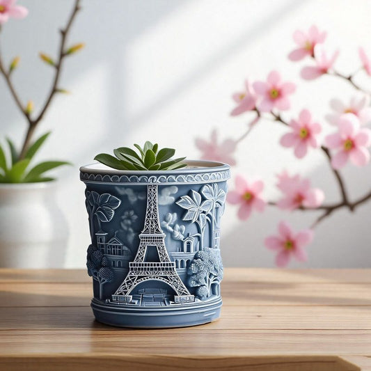 Eiffel Tower Jar Planter Mould ARM439