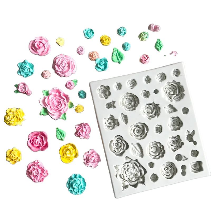 32 Cavity Roses Flower CFM319