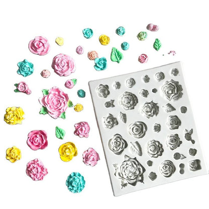 32 Cavity Roses Flower CFM319