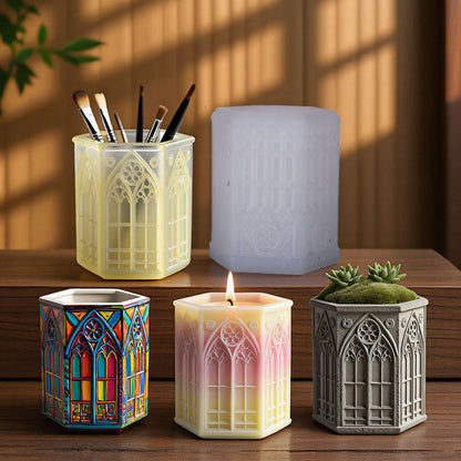 Rose Window Jar Planter ARM434