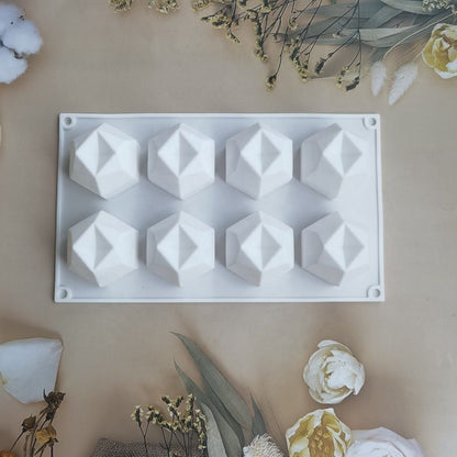 Faceted Gemstone Melts WCM758