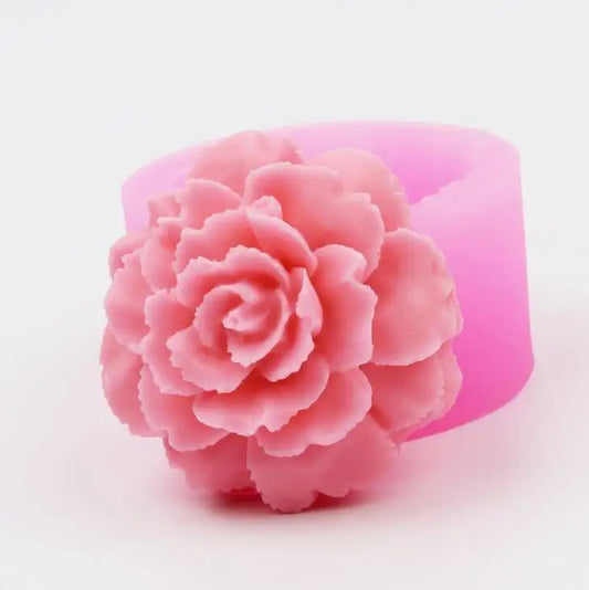 3D Rose Soap & Candle Mold WCM008