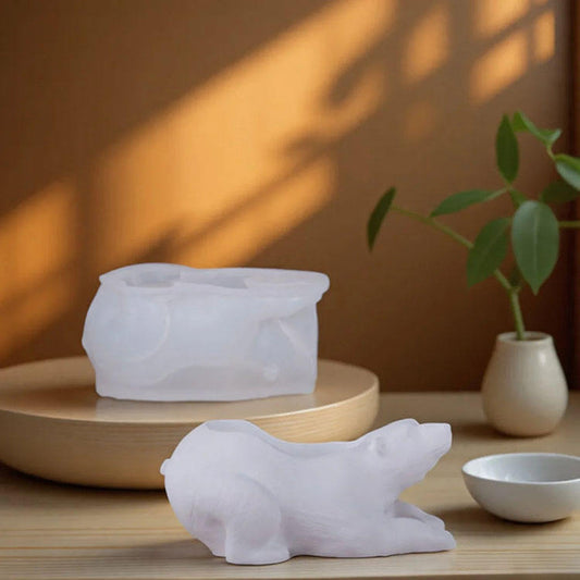 Polarbear Back Jar Mold ARM426