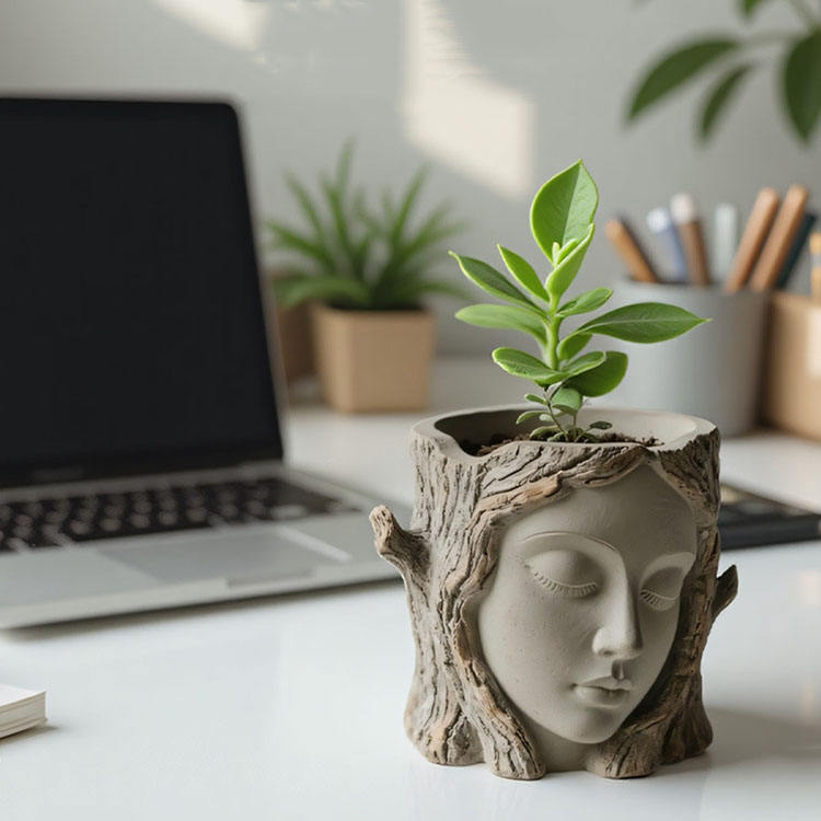 Tree Face Vase Jar Mold ARM450