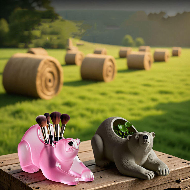 Polarbear Back Jar Mold ARM426