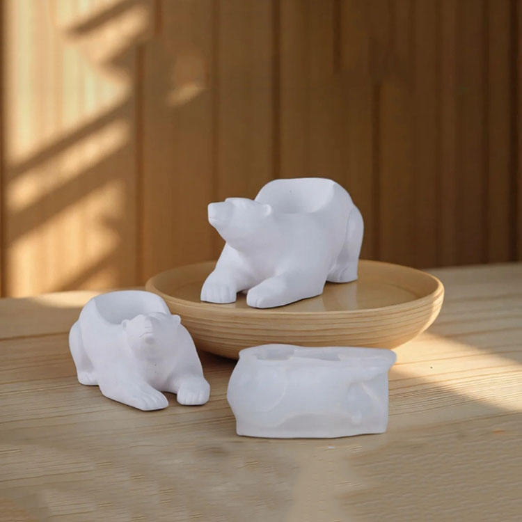 Polarbear Back Jar Mold ARM426