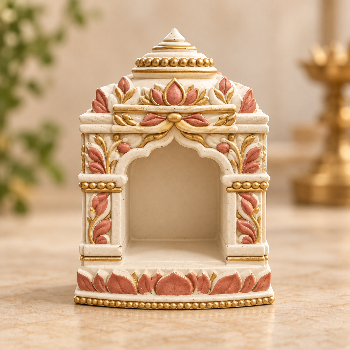 Mandir T-Light Holder Silicone Mold | MLD-ARM598
