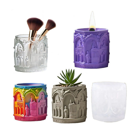 Renaissance Theme Jar Mould ARM419