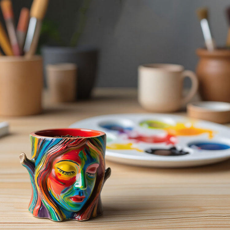 Tree Face Vase Jar Mold ARM450