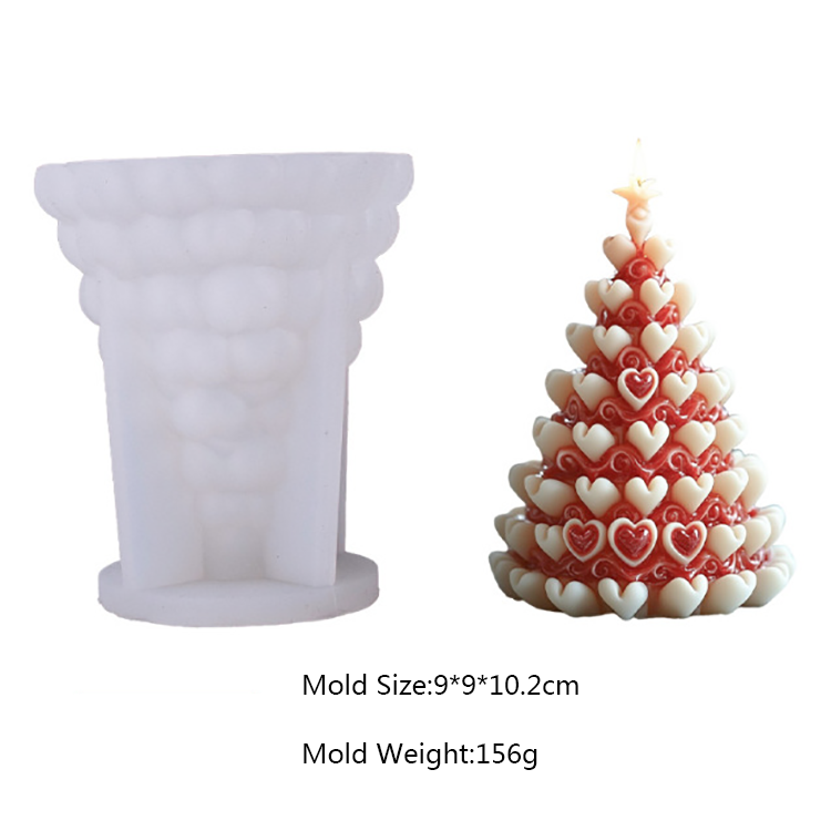 Heart Christmas Tree Mold WCM744