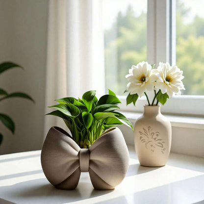 Bow Shape Jar Planter ARM428