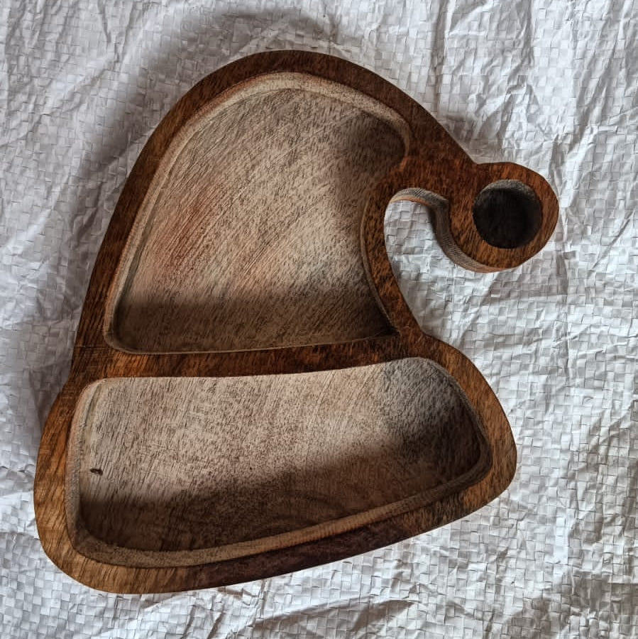 Wooden Santa Cap Bowl WC024