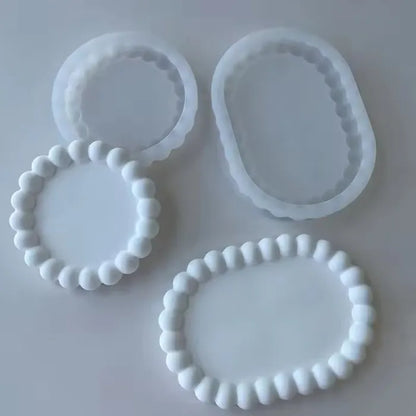 Bubble Oval Tray mold ARM344