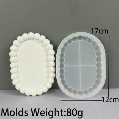 Bubble Oval Tray mold ARM344