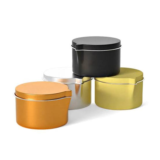 Beaker jar/Massage Metal Candle Tin Jar with Lid | PM422