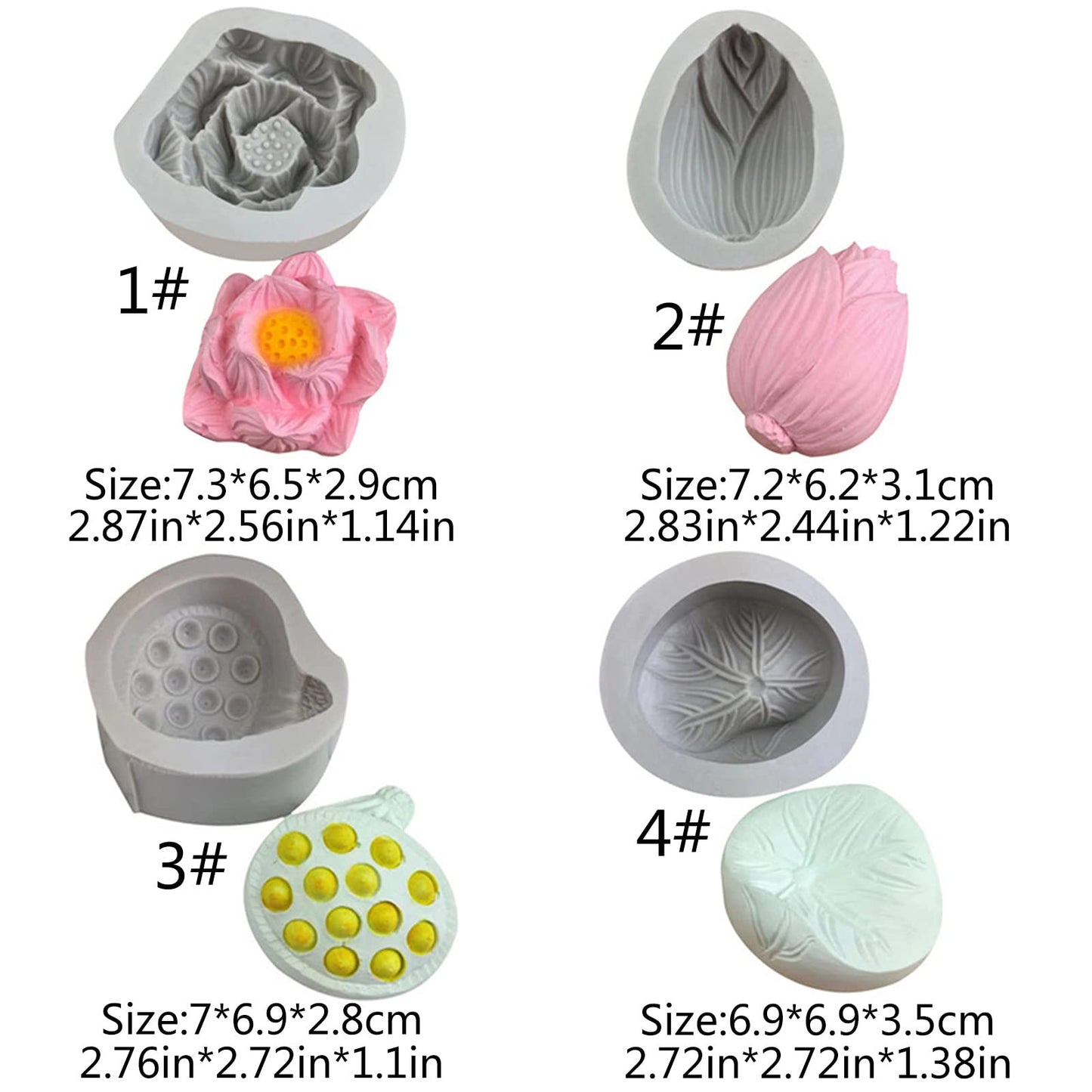 4-Piece Big Pond Mould Set SSM241(own)