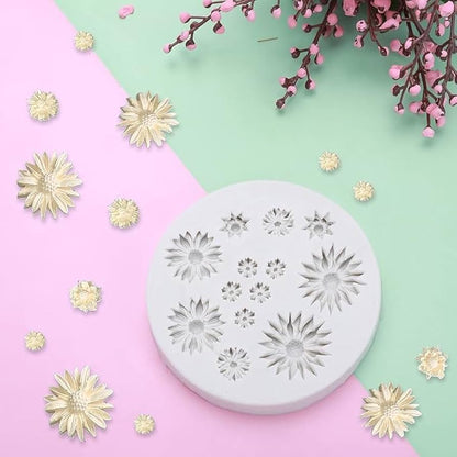 Multi-Size Sunburst Daisy Mould CFM388