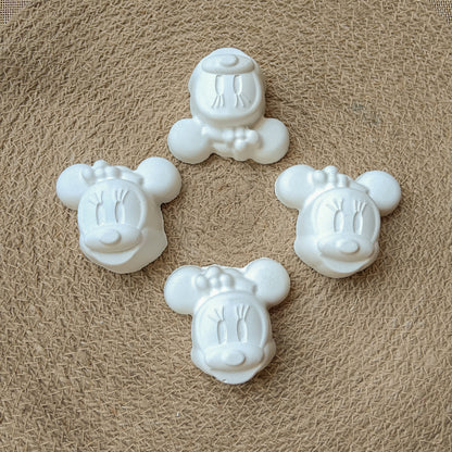 Mickey Mouse Concrete DIY Craft Piece set of 4| RCP004