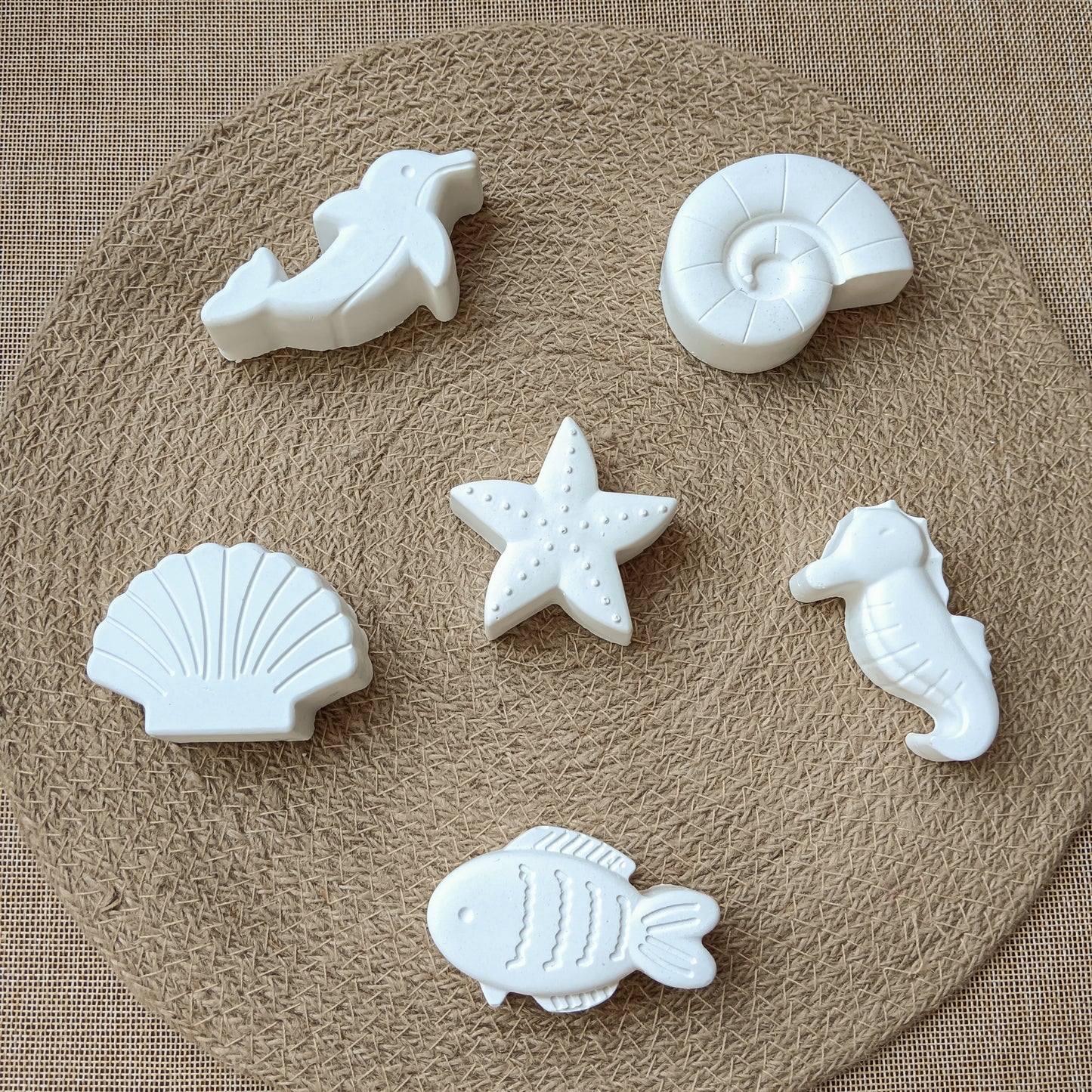Ocean Theme Concrete DIY Craft Set of 6 | RCP005