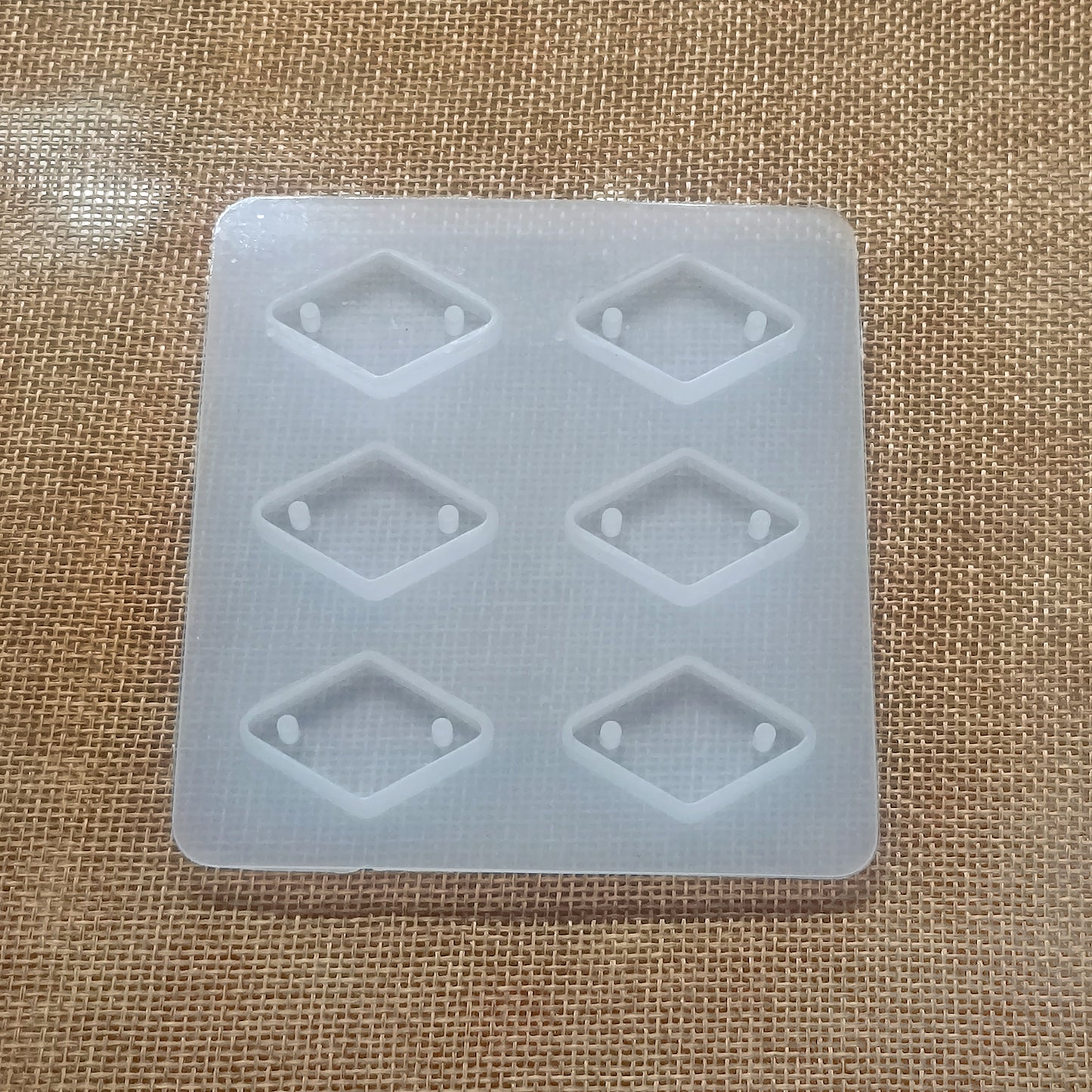 Diamond Shape Rakhi Silicone Mold (6 Cavity) | ARM539
