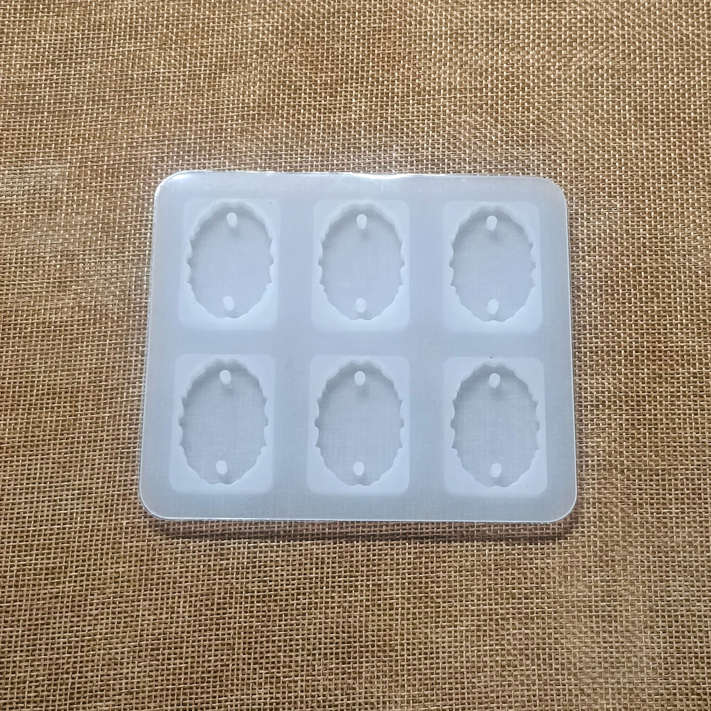 Vintage Oval Frame Rakhi Mold | 6 Cavity | ARM544