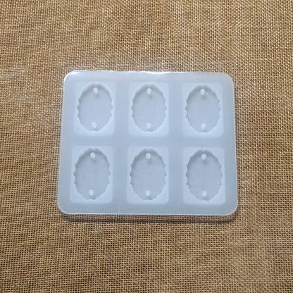 Vintage Oval Frame Rakhi Mold | 6 Cavity | ARM544