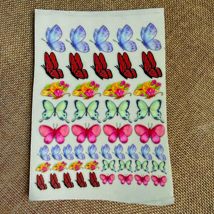 Premium Butterfly UV Transfer Stickers | UV003