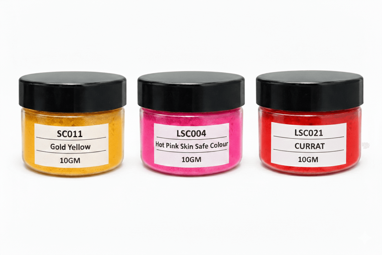Kaolin clay available in 3 colours