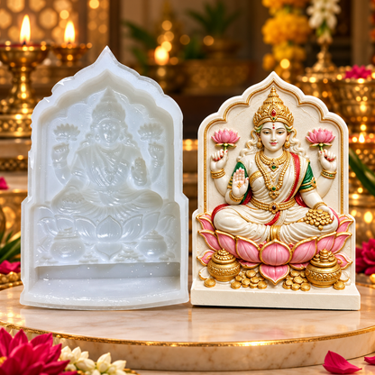 Lakshmi Idol Silicone Mold own | MLD-ARM596
