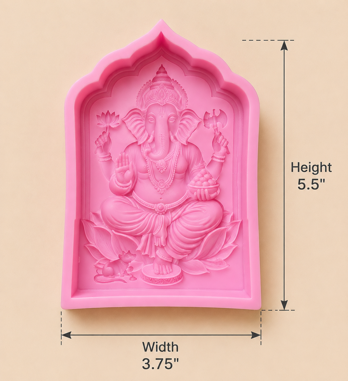 Lord Ganesha Temple Arch Silicone Mold