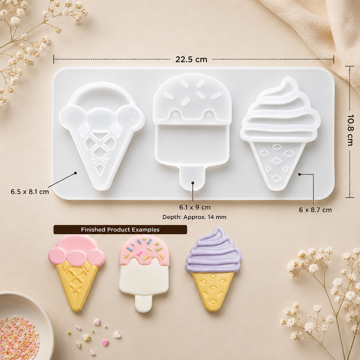 Ice Cream Cone & Popsicle Mold