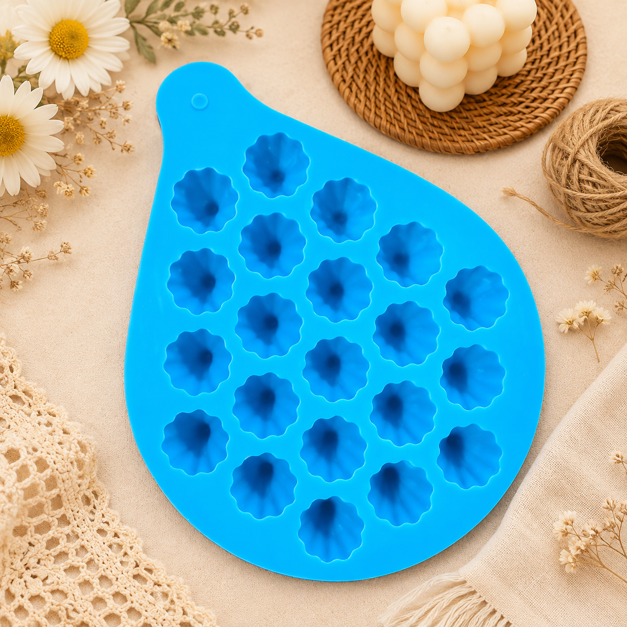 21 Cavity Mini Modak Mold