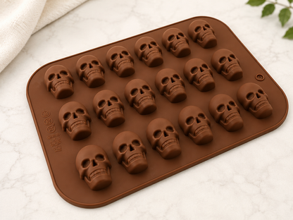 Halloween Skull 18 Cavity  Mold