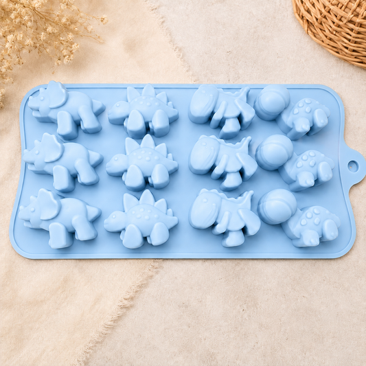 Mini Dinosaur Collection 12 Cavity Mold