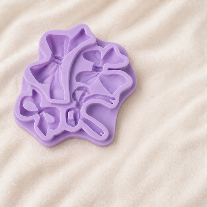 Cute Ribbon Bow 4 Design Mold
