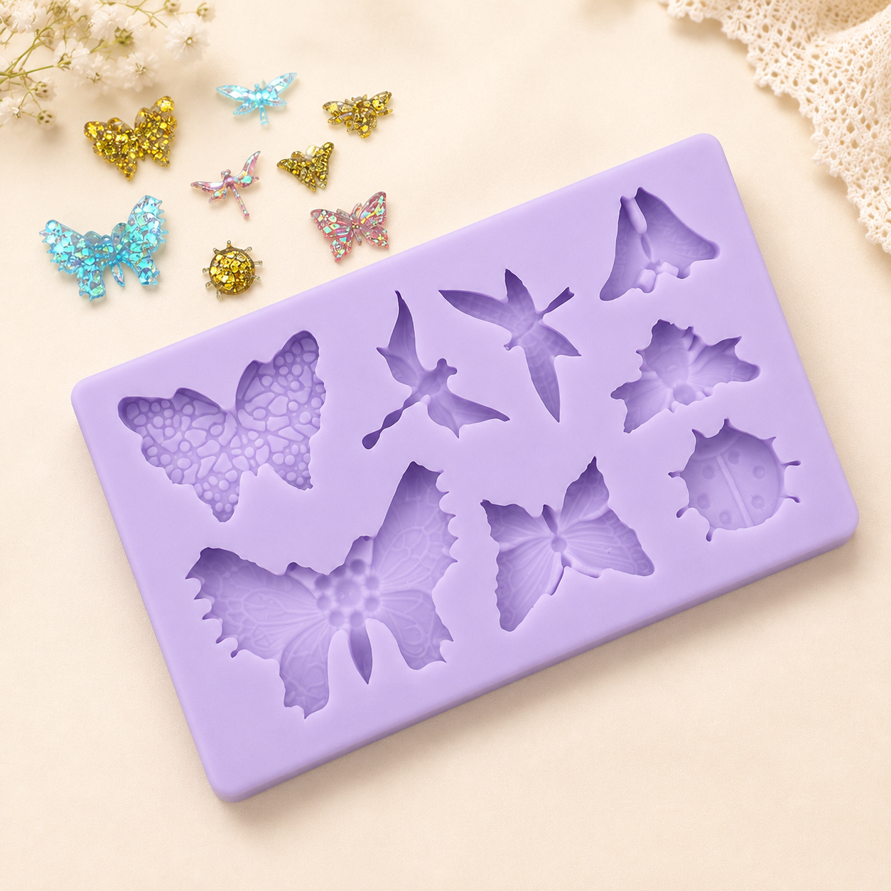 Assorted Butterfly & Insect Mold