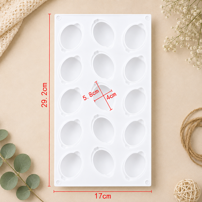15 Cavity Mini Lemon Shape Mold