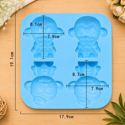 Monkey Boy & Girl Mold