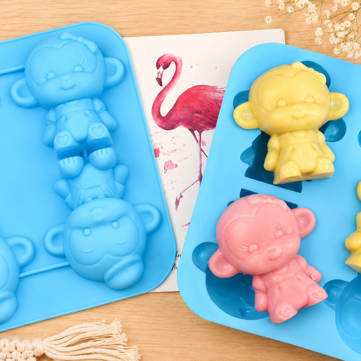 Monkey Boy & Girl Mold