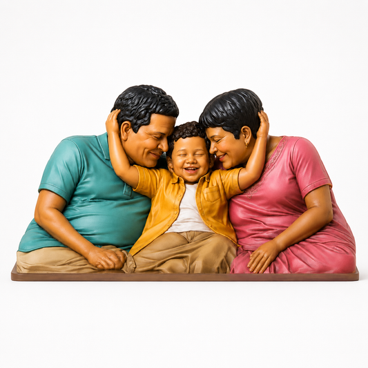 Grand Parents Family 3D Candle Mold (Own)