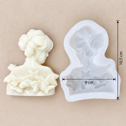 Butterfly Muse Bust Mould |WCM938 [own]