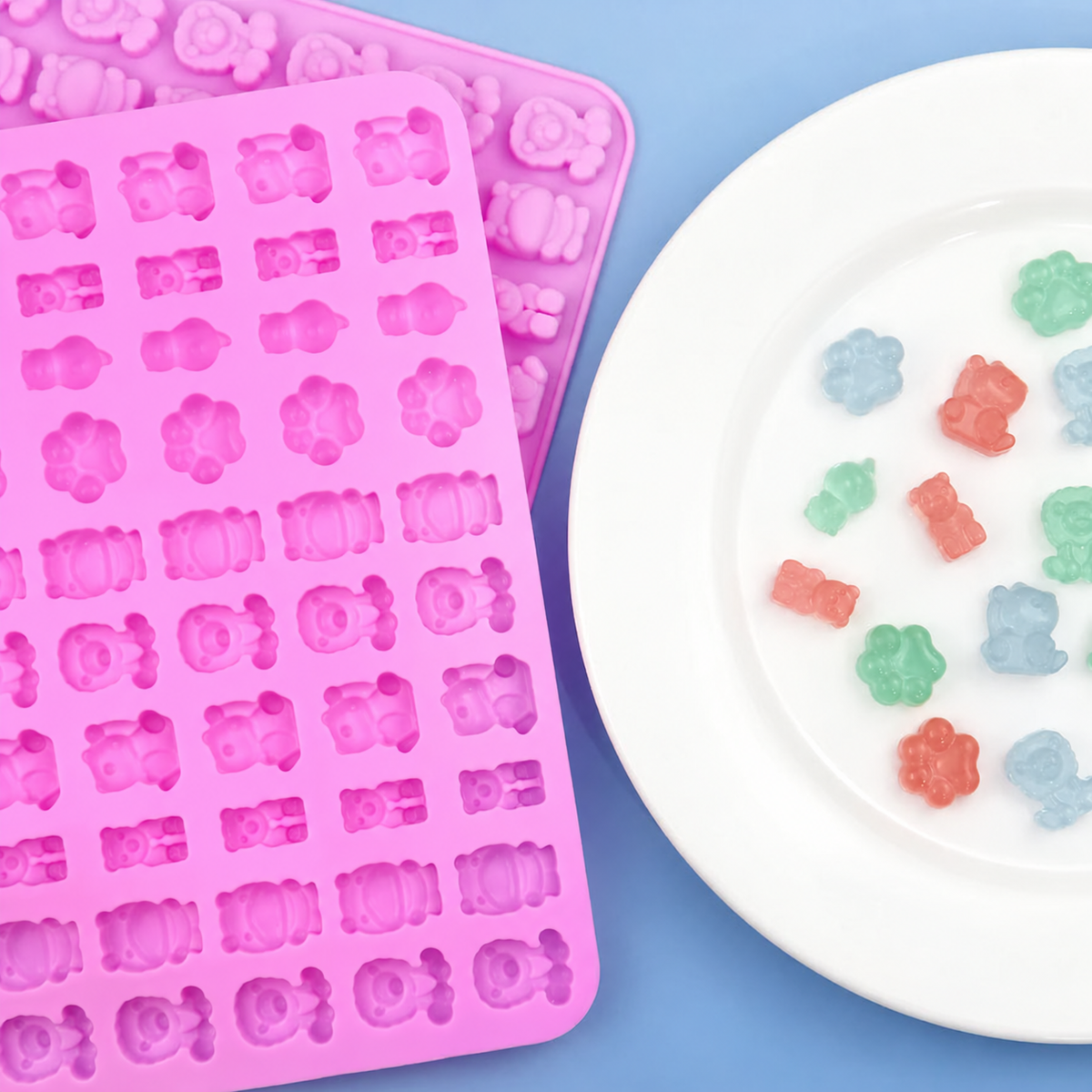Mini Animal Gummy Silicone Molds | CFM515
