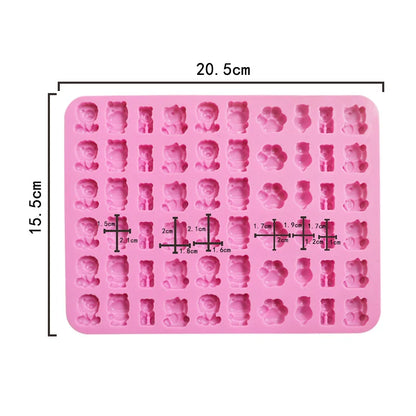 Mini Animal Gummy Silicone Molds | CFM515