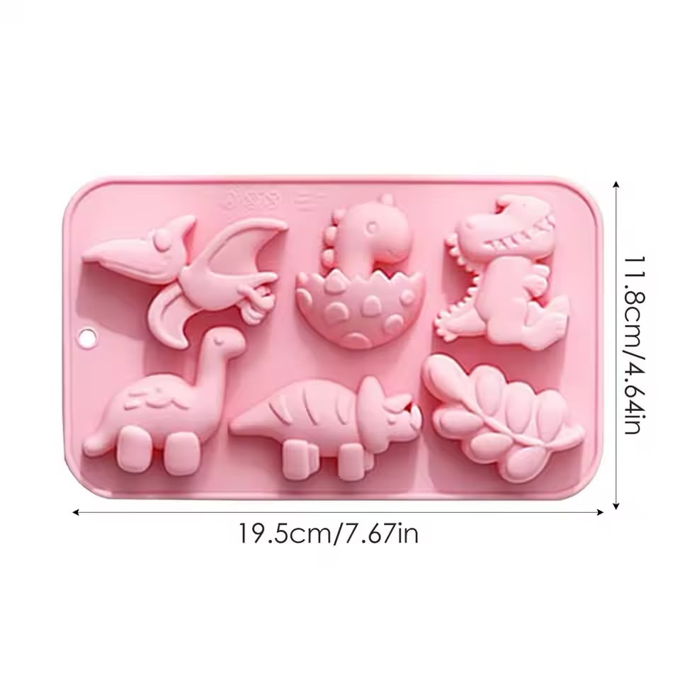 Cute Dinosaur Theme Silicone Mold | SSM305