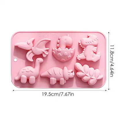 Cute Dinosaur Theme Silicone Mold | SSM305
