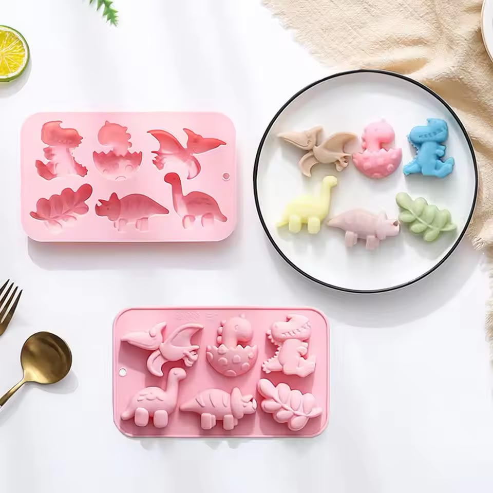 Cute Dinosaur Theme Silicone Mold | SSM305
