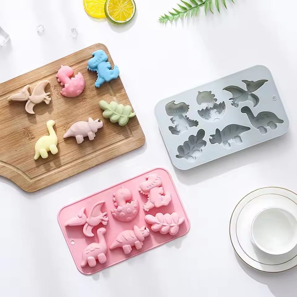 Cute Dinosaur Theme Silicone Mold | SSM305