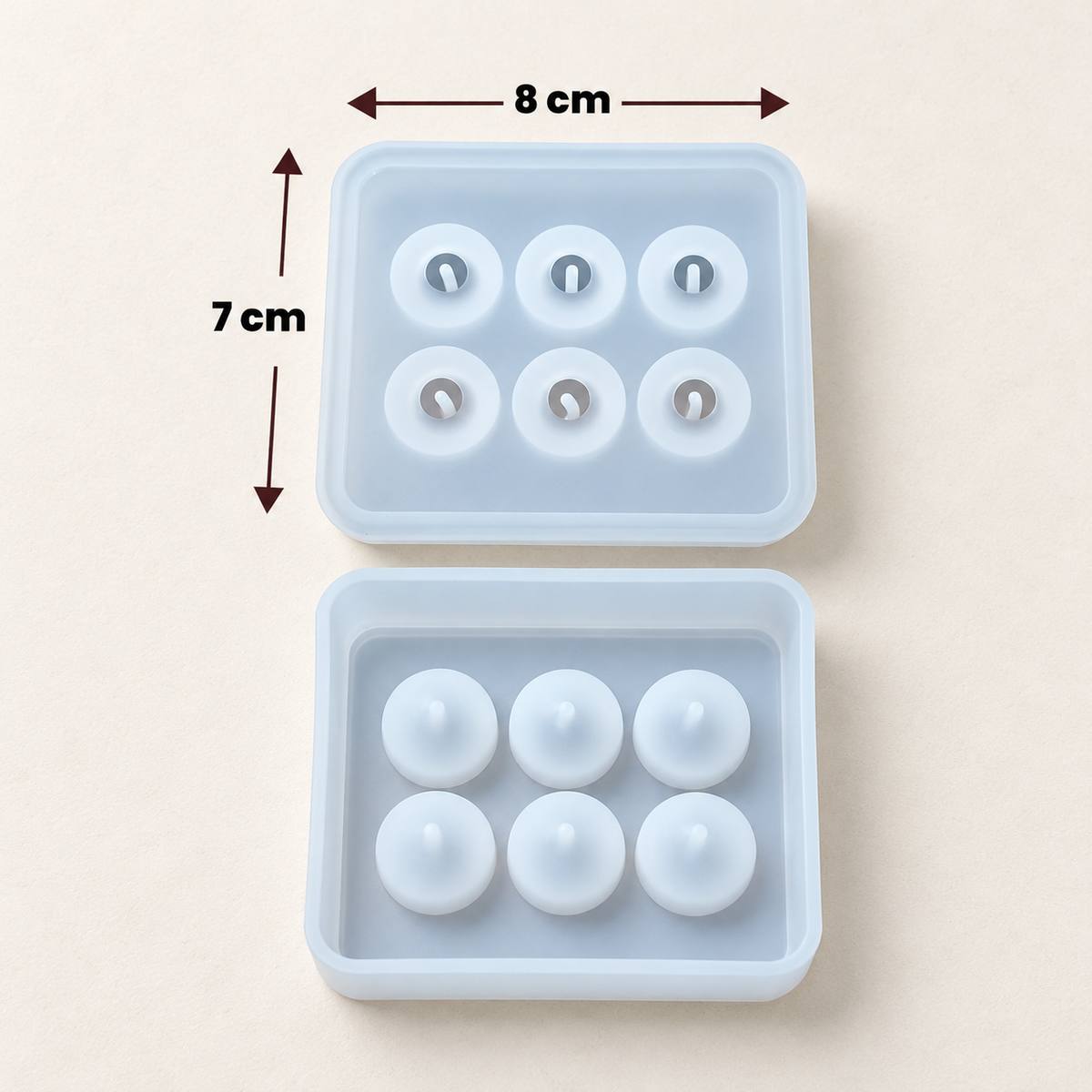 Round Bead Silicone Mold Set for Resin Jewellery Making | MLD-CFM509