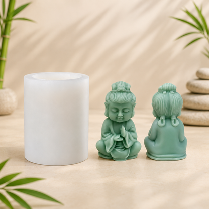 Peaceful Buddha Silicone Mold